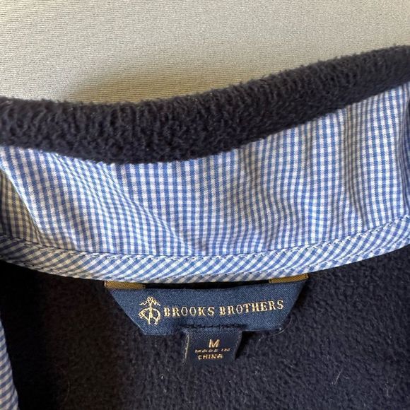 Brooks Brothers Fleece Vest Jacket Women Size M - Picture 5 of 6